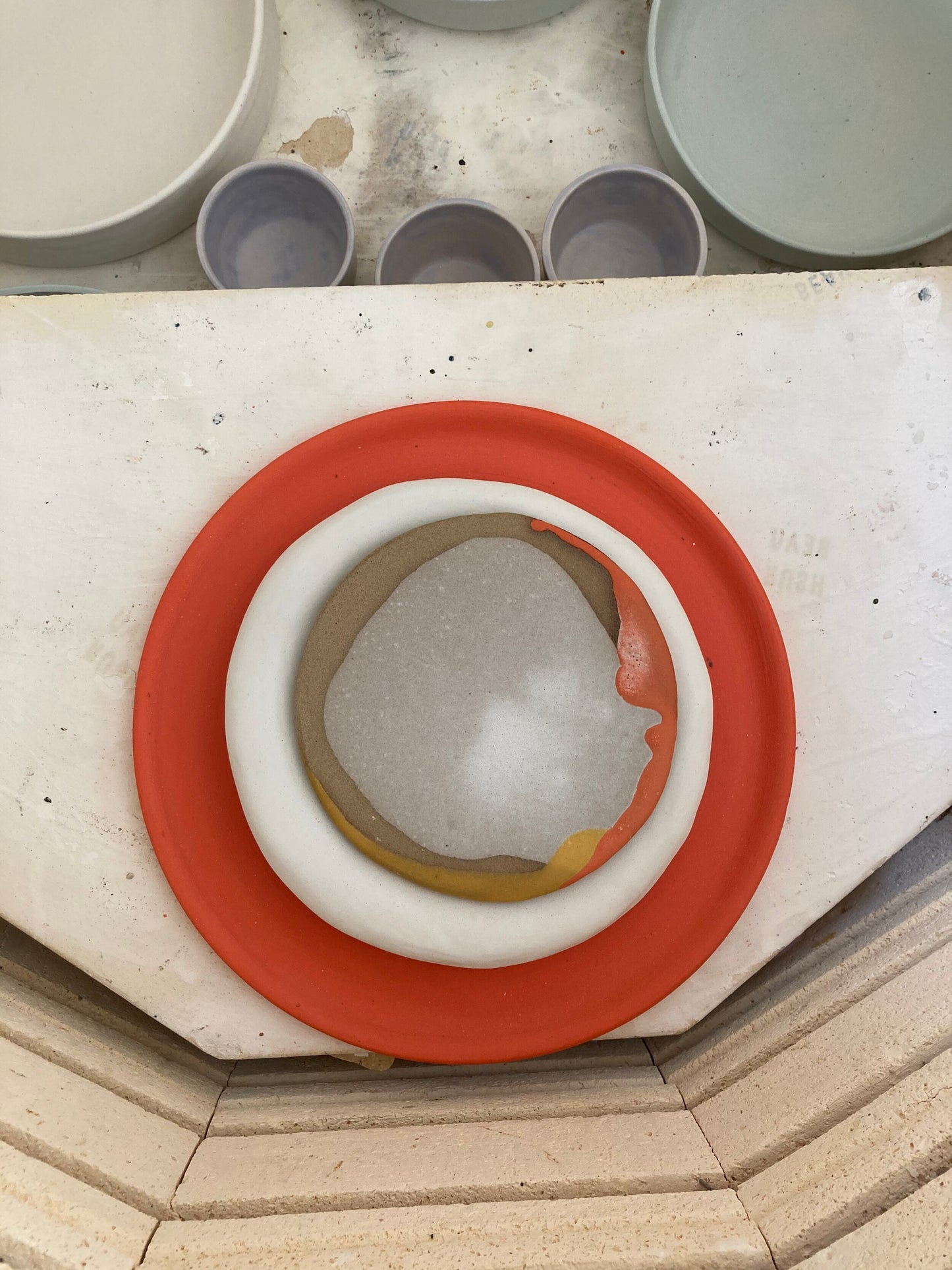 10" Matte Orange Dinner Plate