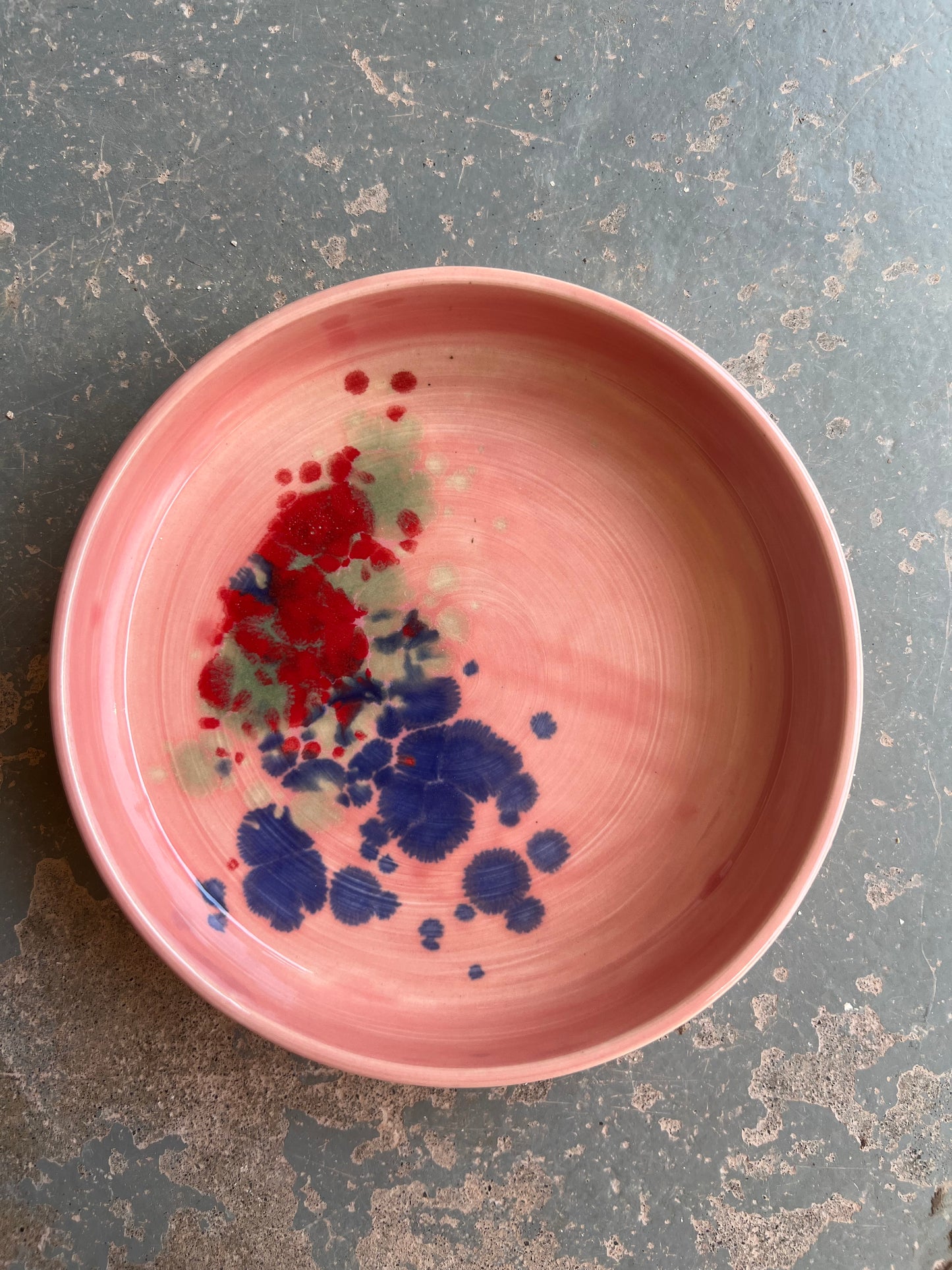 Pink Poppy Platter