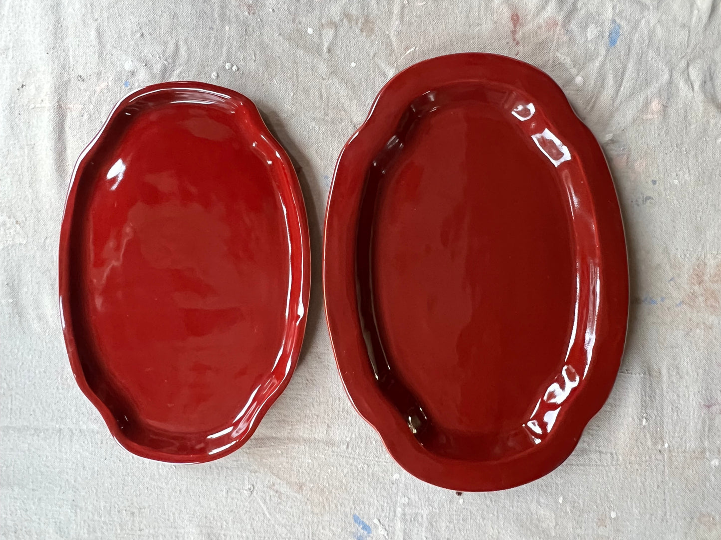 Crimson Side Platter