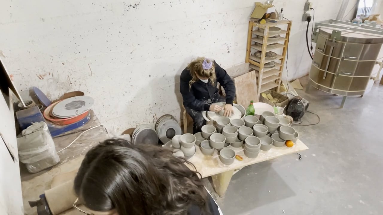 Load video: Cameron Bishop at Beau Rush Ceramics