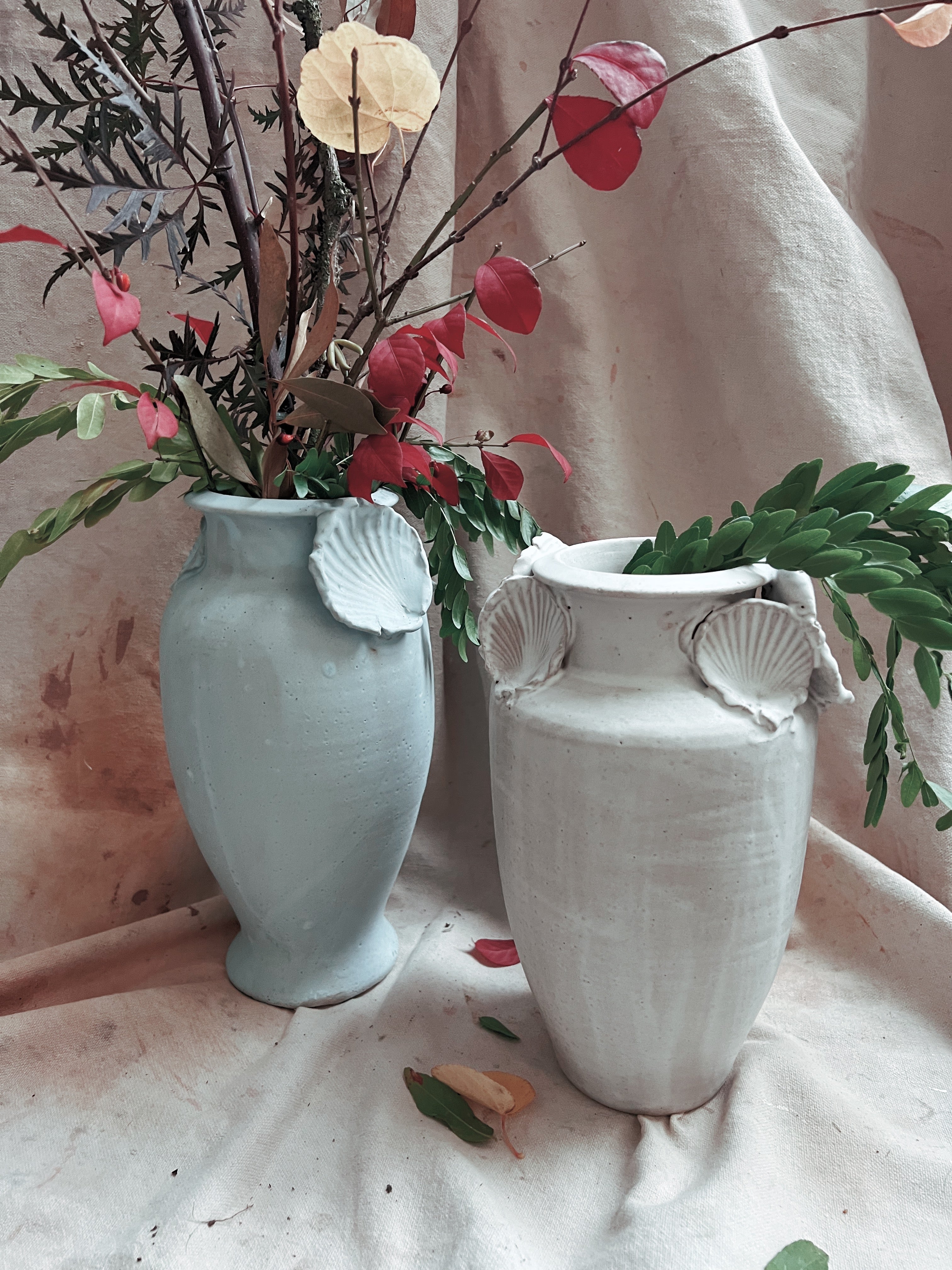 Large Shell Vase Large Shell Vase – Beau Rush Ceramics
